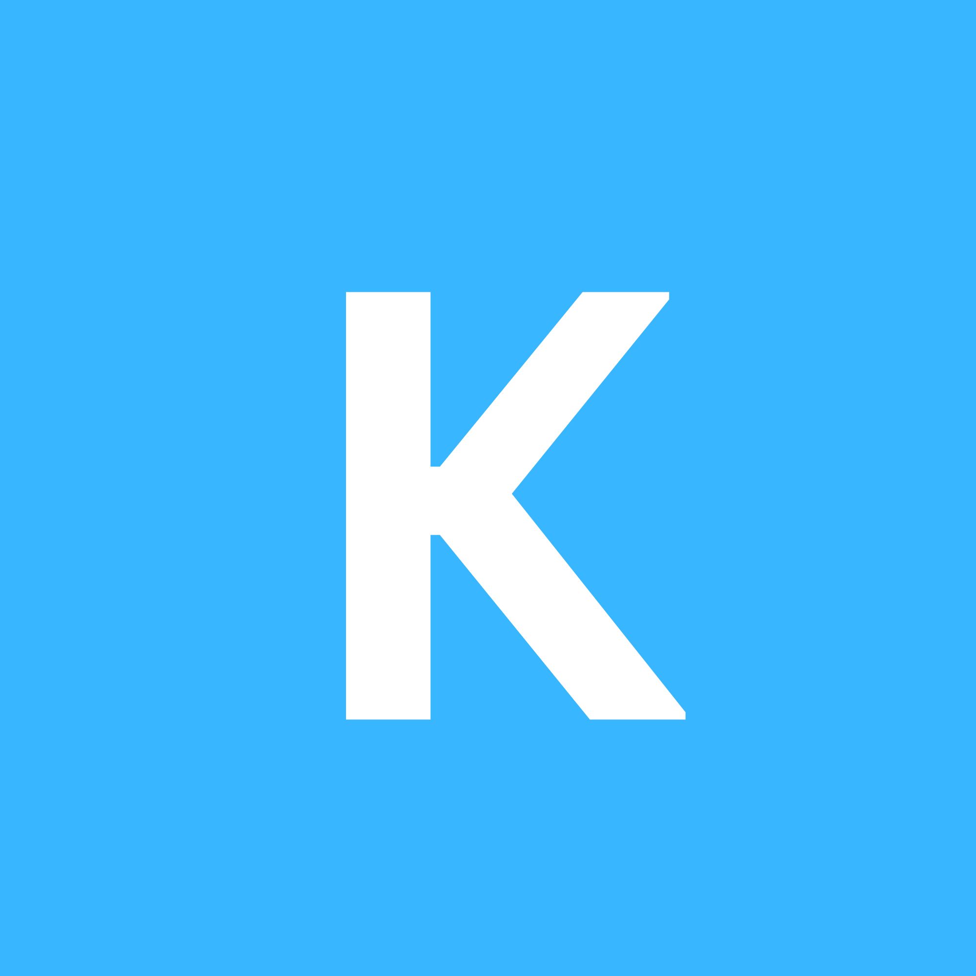 Letter K icon